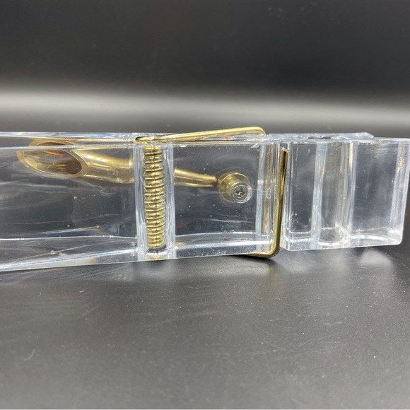 Vintage Plastic/Acrylic Clothespin Pen Note Holder - Picture 9 of 11